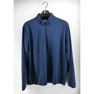 Rhone Session 1/4 Zip Pullover Men's XL Blue Long Sleeve Stretch Casual Active‎